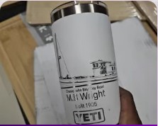 Custom engraved drinkware