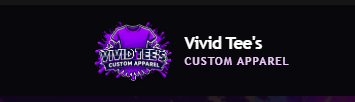 Vivid Tee’s Custom Apparel logo